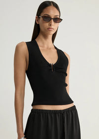 Lindsay Knit Top - Black