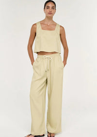 Lunel Top - Wasabi Green