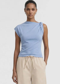 Maison Twist Top - Blue