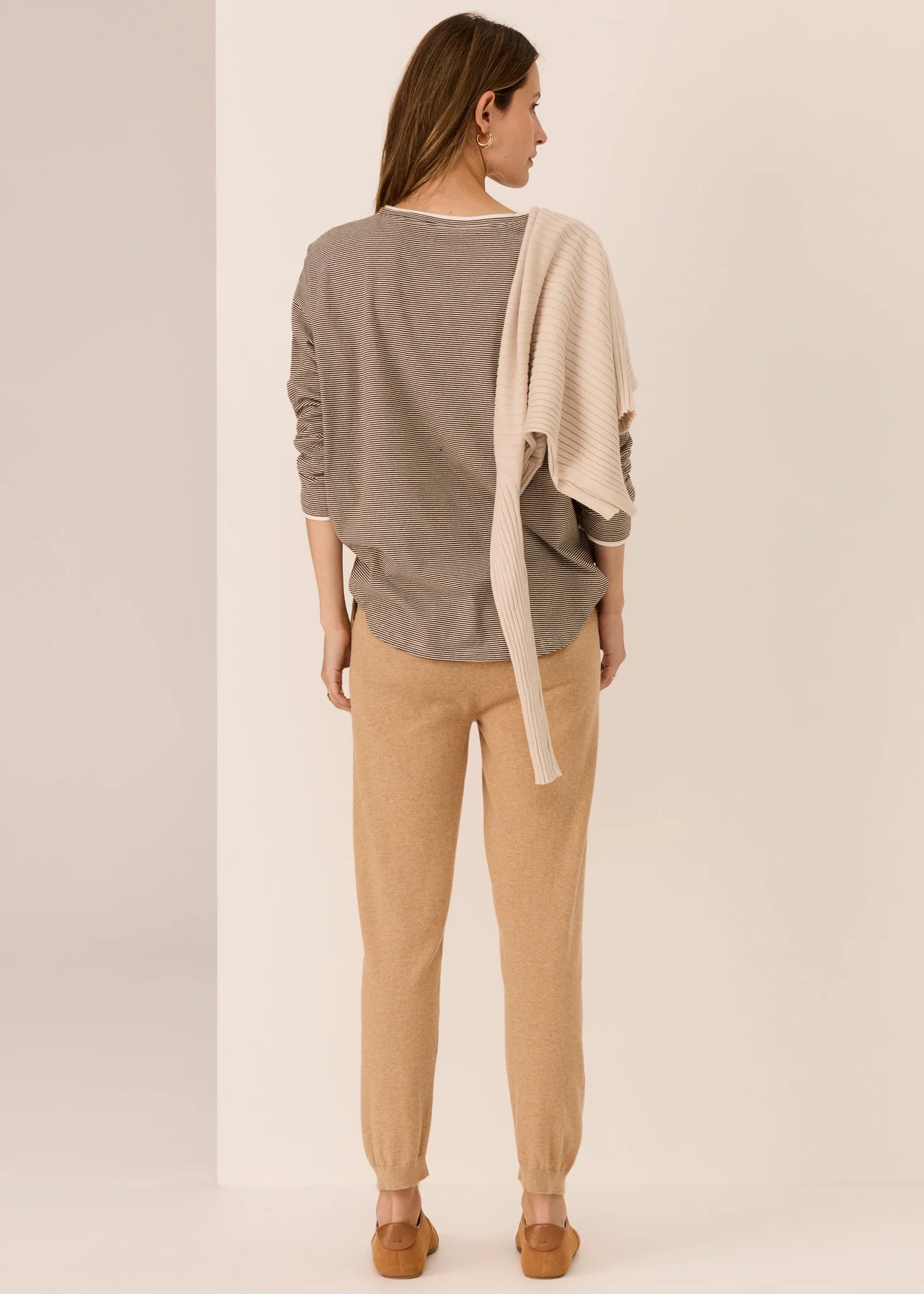 Mannix Long Sleeve Tee Chocolate Pebble