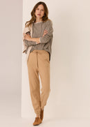 Mannix Long Sleeve Tee Chocolate Pebble