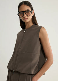 Margot Vest - Taupe