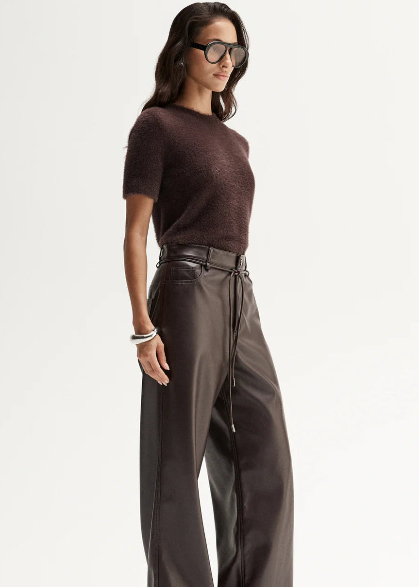 Elka Mochi Knit Tee - Shiraz