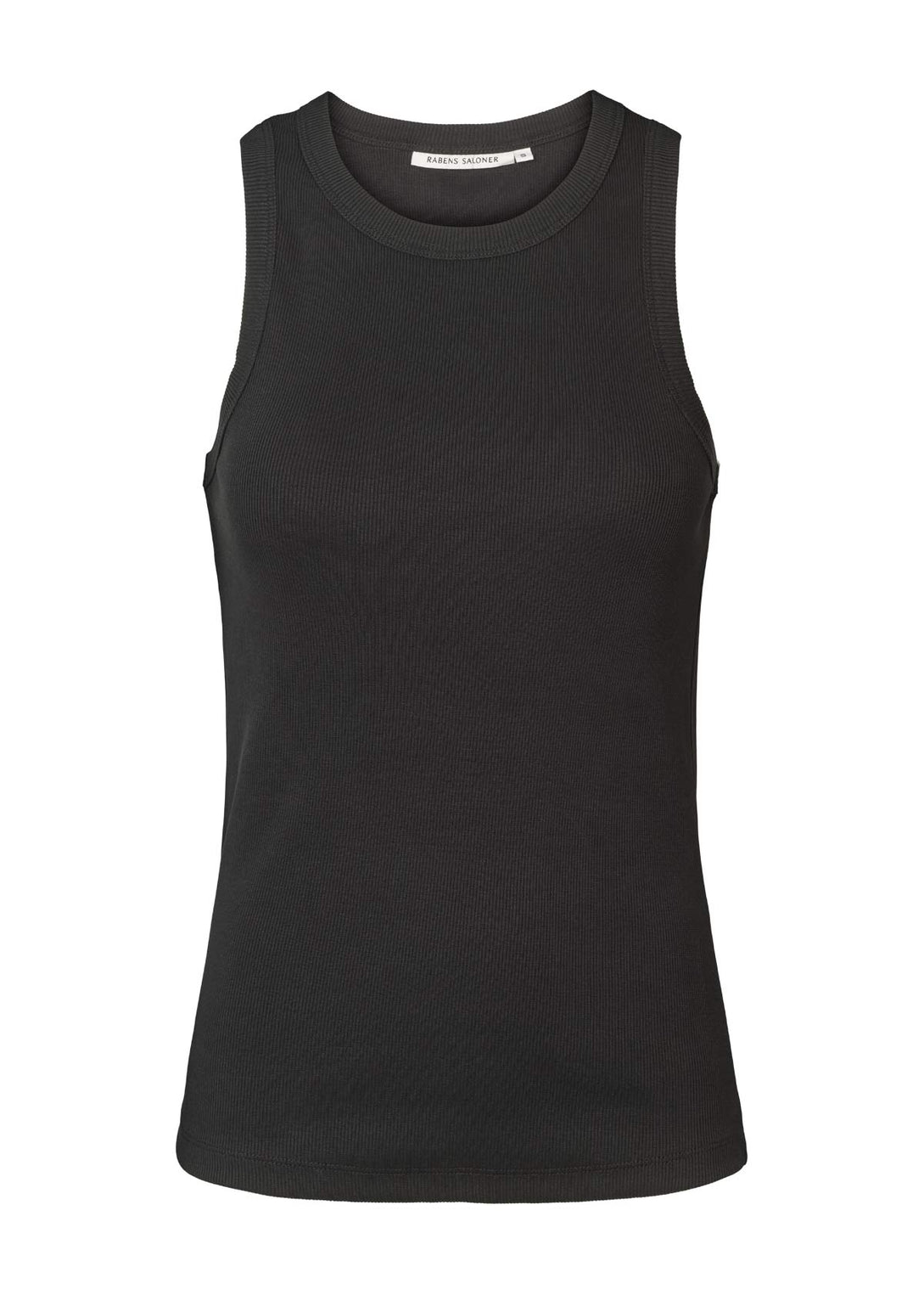 Nelle Rib Jersey Tank - Black