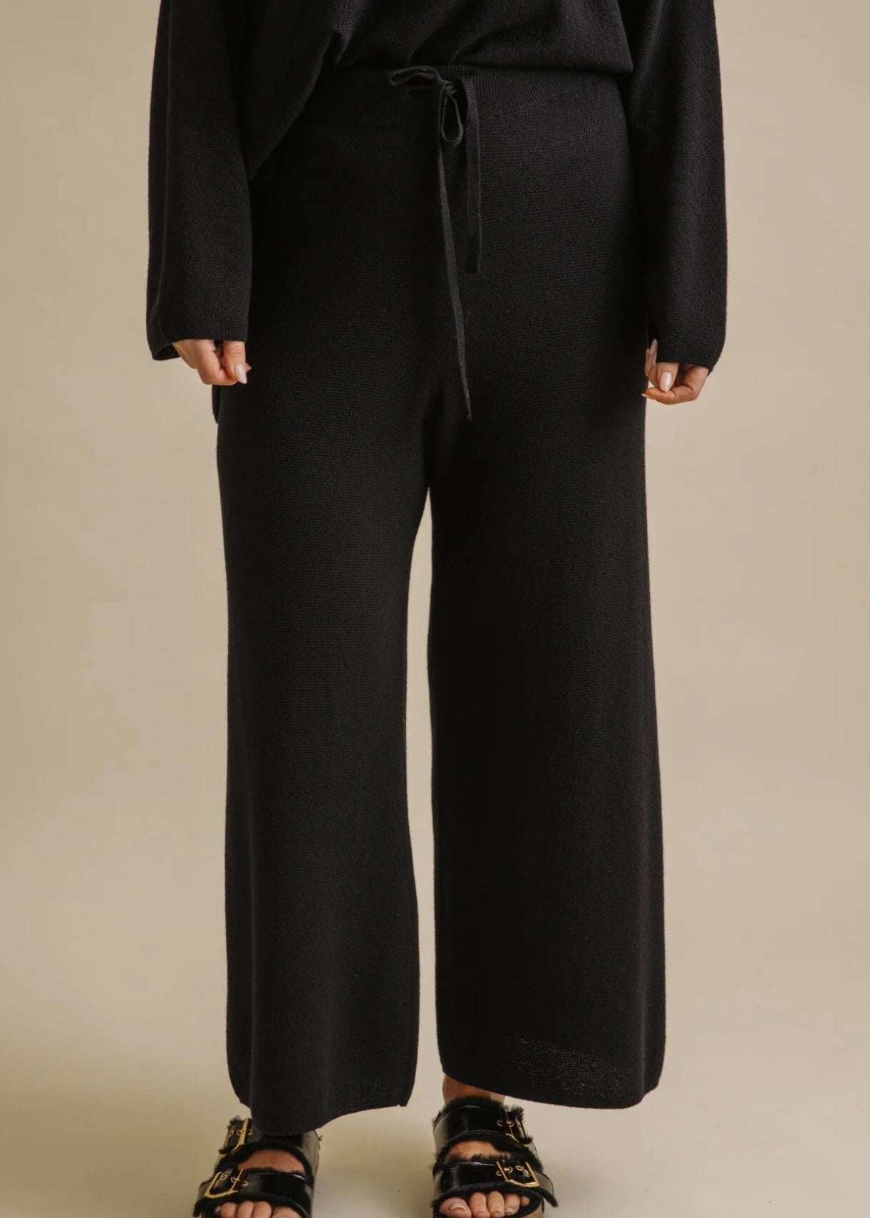 Winter Retreat Merino Cotton Pant Noir