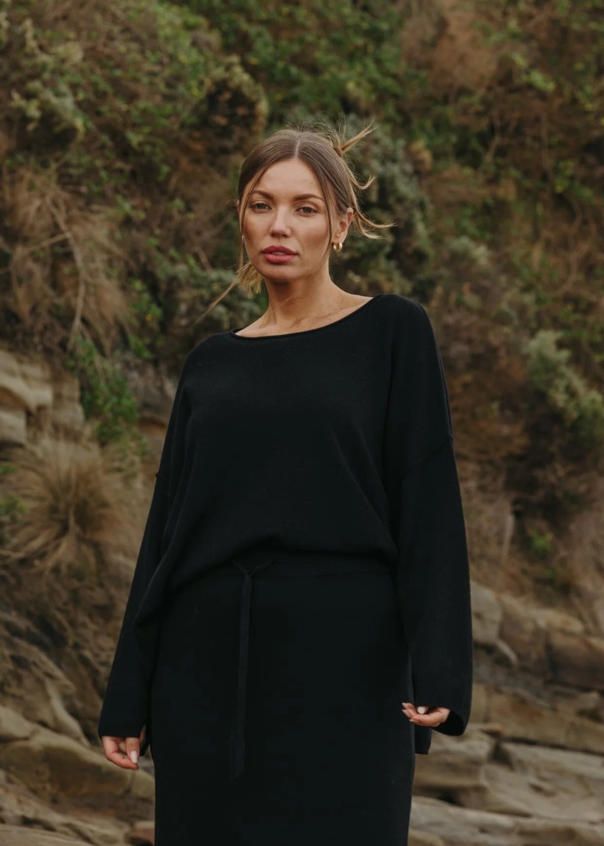 Winter Retreat Pullover Noir