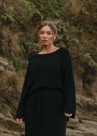 Winter Retreat Pullover Noir