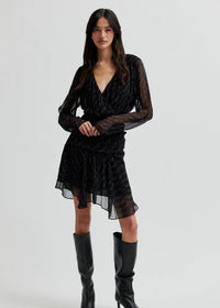 Rhone Black Printed Dress