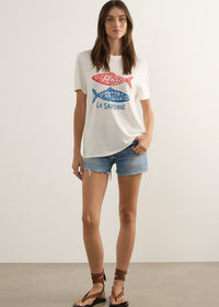 Sardine Classic Tee - White