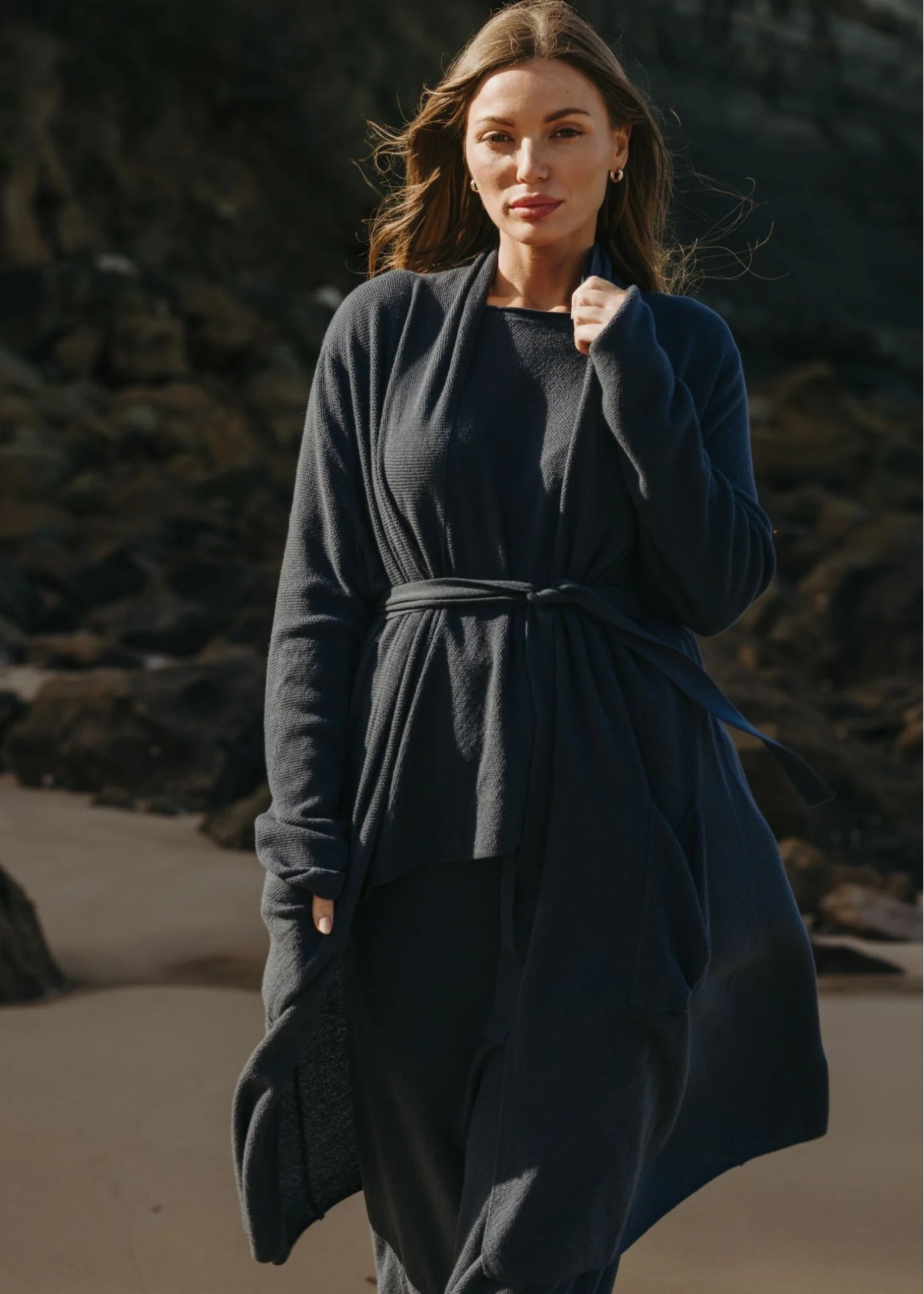 Winter Retreat Shawl Long Cardi