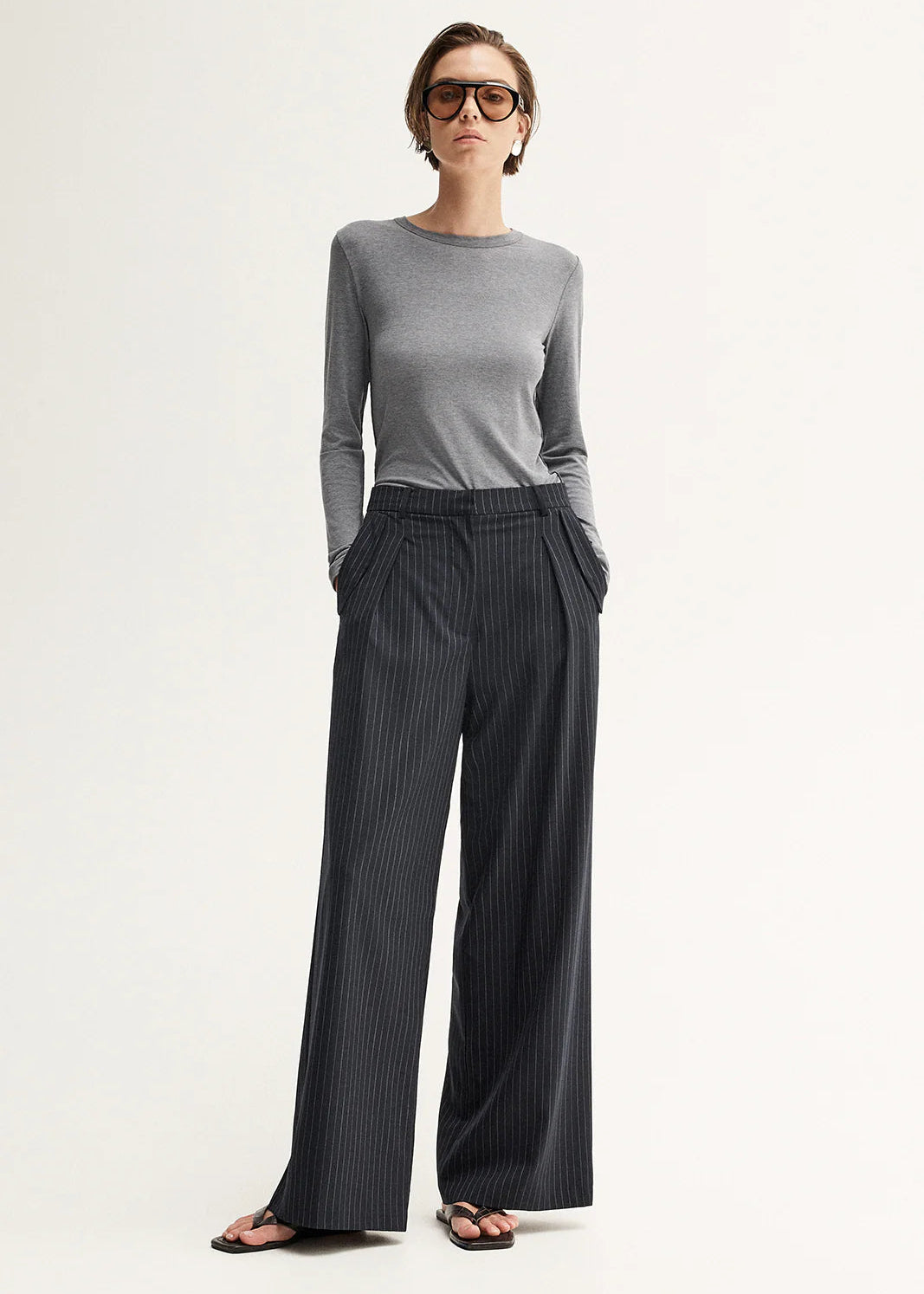 Sierra Charcoal Marle Top