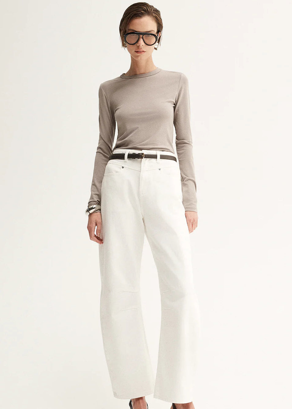 Elka Sierra Top - Almond Marle