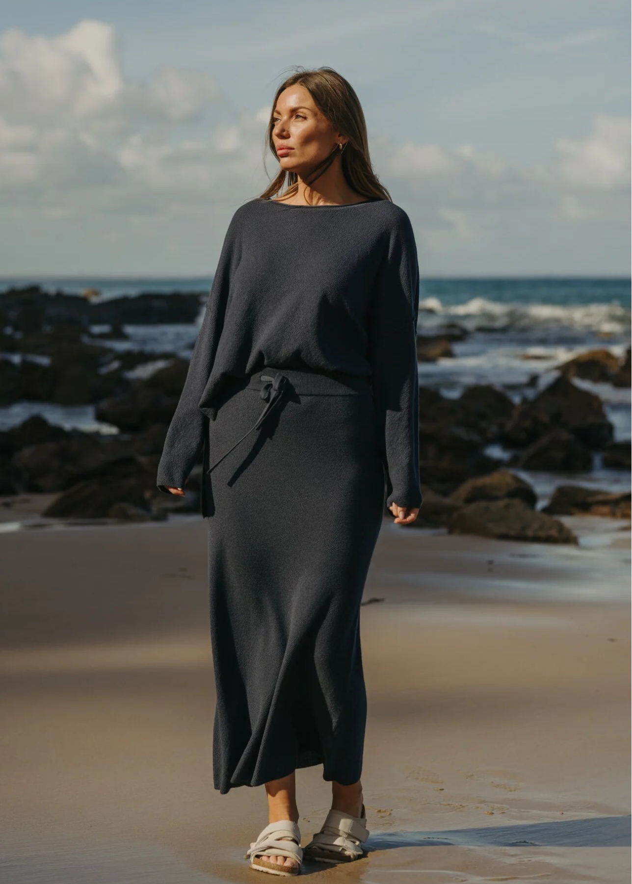 Winter Retreat Merino Cotton Skirt