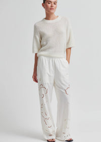 Vilea Straight Leg Trouser - Eggnog