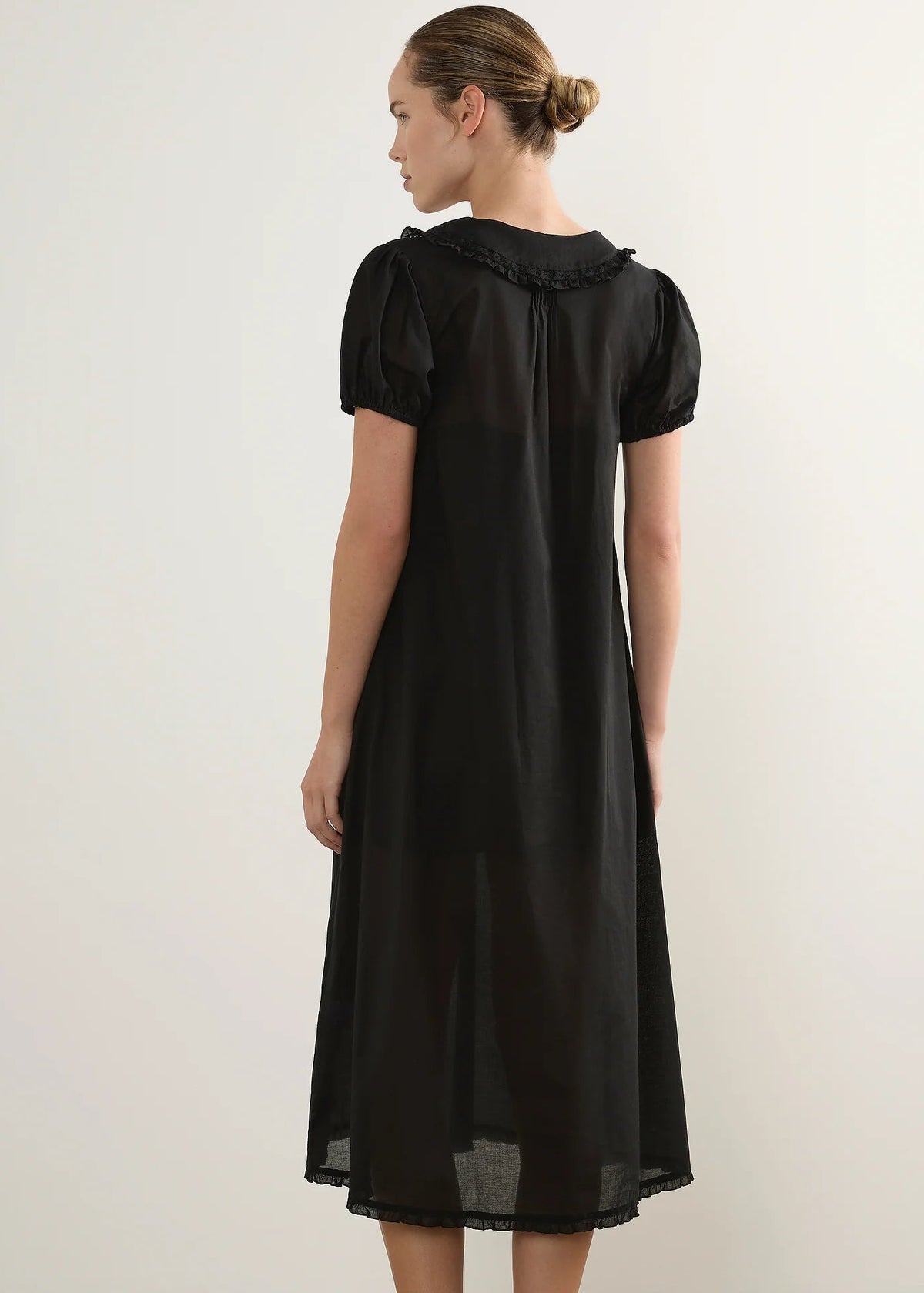 Violette Midi Dress - Black